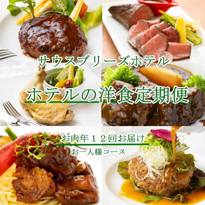 【定期便/お肉/12回】 惣菜 おひとり様向け 定期便 [sb049]
