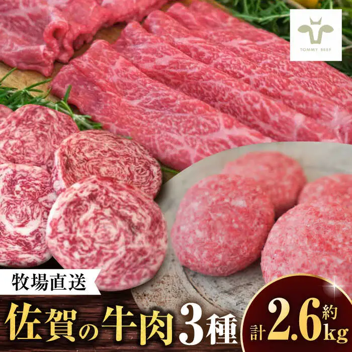 佐賀牛至福の切り落し1kgとハンバーグ8個とミルフィーユロールステーキ8個 [41ASAA117]