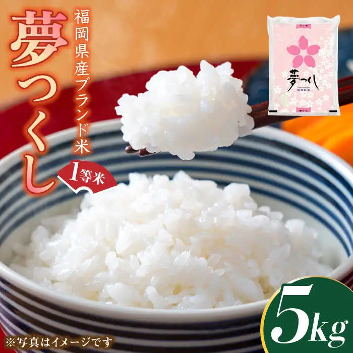 【先行予約】【令和7年産】福岡県産ブランド米「夢つくし」白米 5kg 【2025年8月以降順次発送】 [ABDD007]