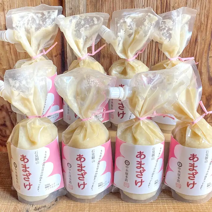 中木屋本店のあまざけセット（8個）【甘酒 ノンアルコール 300g 8個 濃縮 米糀 甘み 発酵食品 甘味飲料 小分け 飲料 お味噌屋】