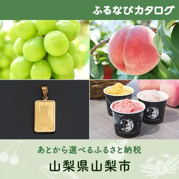 【有効期限なし！後からゆっくり特産品を選べる】山梨県山梨市カタログポイント