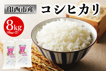 新米 コシヒカリ 令和7年産 印西市産 美味しいごはん 8kg こしひかり [0519]