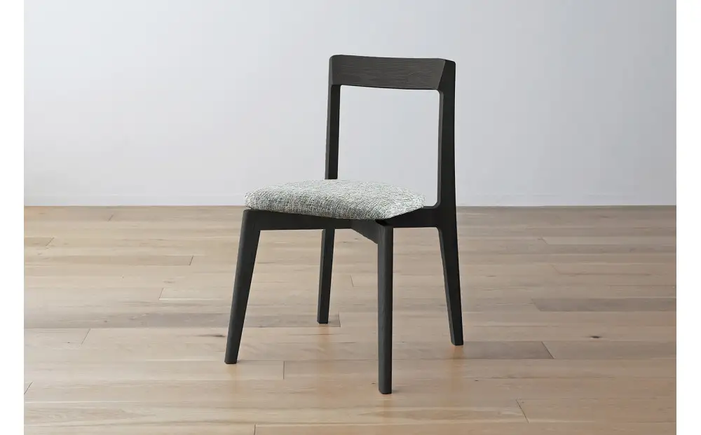【開梱設置】高野木工 RIALTO CHAIR リアルト チェア オーク(グレー塗装) 布座 【10年保証】