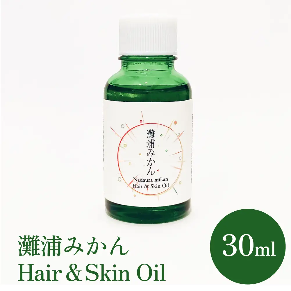 de R  灘浦みかん　Hair ＆ Skin Oil 30ml（de R 001オイル 灘浦みかんの香り ヘア＆スキンオイル）