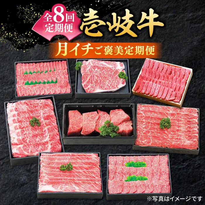 【全8回定期便】 特選 壱岐牛 月イチ ご褒美 定期便 《壱岐市》【太陽商事】[JDL093] ステーキ サーロイン モモ 焼肉 すき焼き しゃぶしゃぶ 249000 249000円