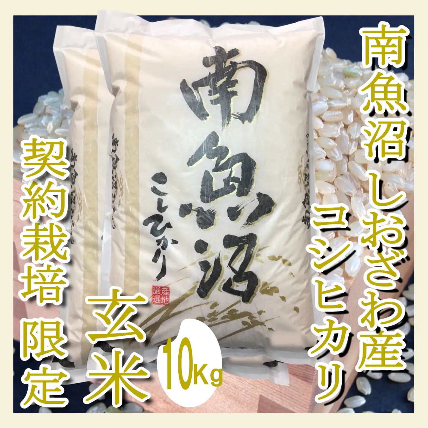 【令和7年産】【玄米１０Kg】●玄米● 生産者限定 南魚沼しおざわ産コシヒカリ【銘柄米 ブランド米 玄米 こしひかり コシヒカリ 魚沼産 新潟米 産地直送 お米 米 こめ コメ ご飯 御飯 ごはん】
