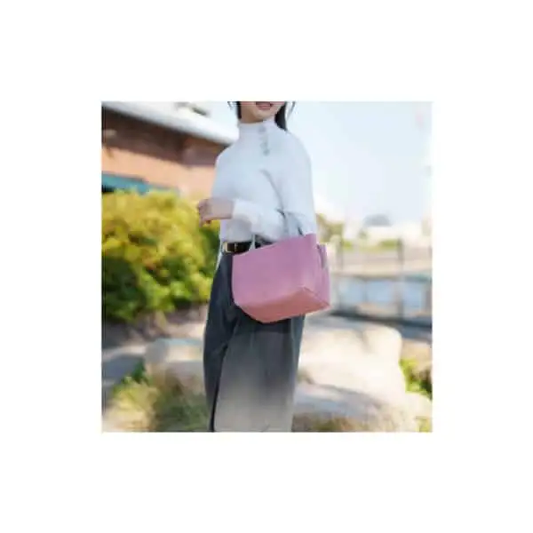 豊岡鞄　TUTUMU スエード Tore tote（S3201）オールドローズ