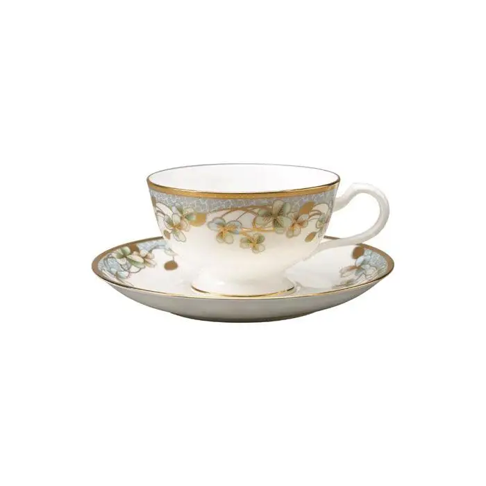 ノリタケ アーカイブコレクション カップ＆ソーサー(色絵金彩クローバー文)N-364J/X97221