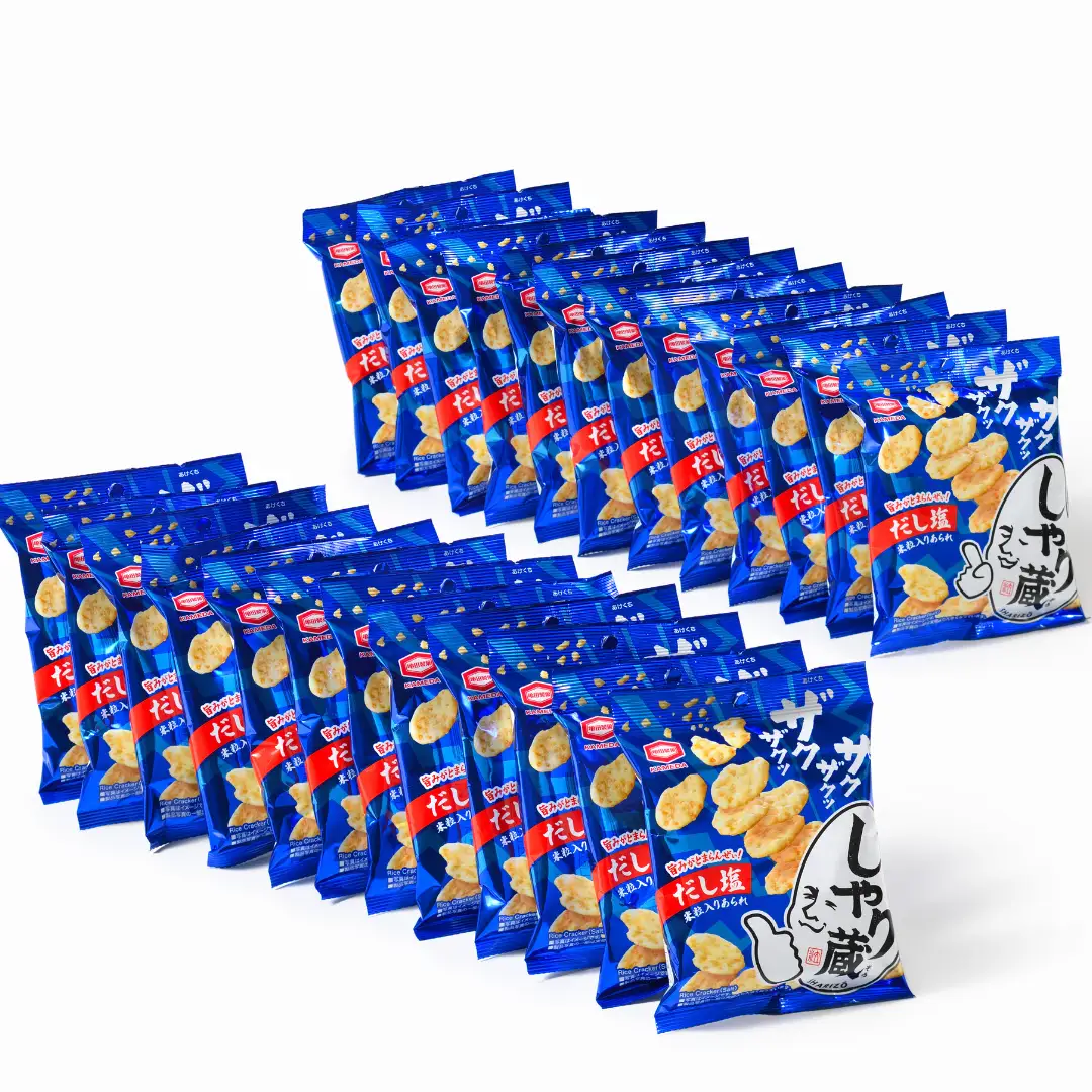 亀田製菓  米菓しゃり蔵 47g×24袋 チャック付き 小袋 お菓子 菓子 せんべい だし つまみ おつまみ 晩酌 2A08010