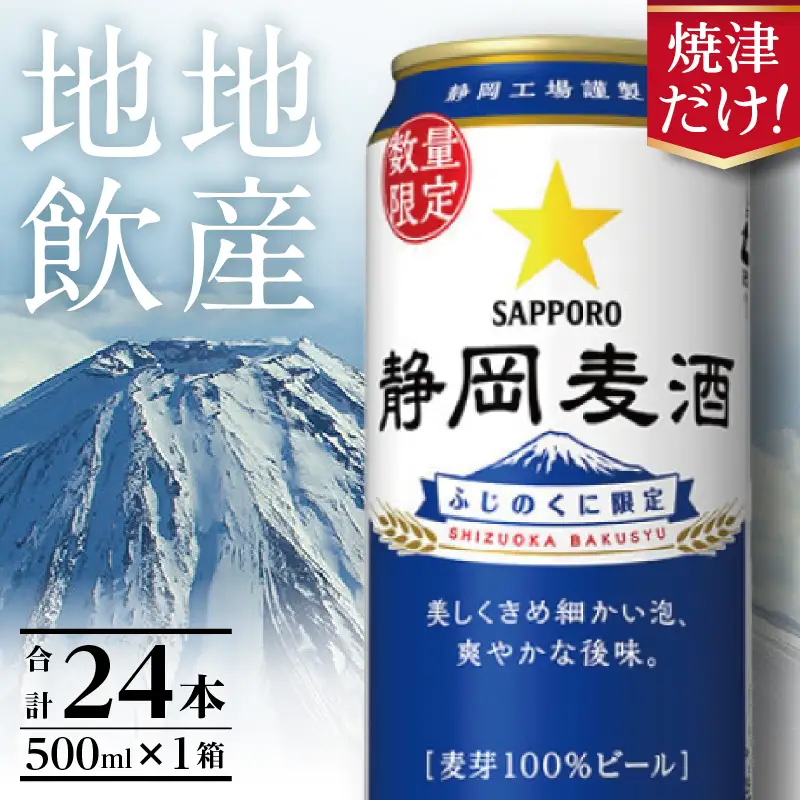 11月上旬より順次発送 数量限定 静岡麦酒500ml缶×1ケース（24本） (a21-091)