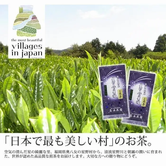 奥八女星野村 深蒸し高級煎茶(深蒸し茶) 100g×2袋＜八女茶＞