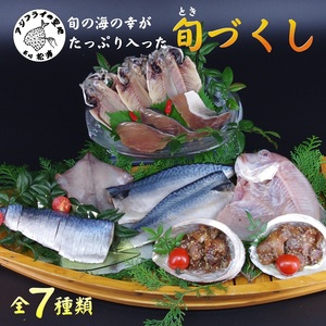 魚 旬(とき)づくし (干物 魚 セット アジ イカ サバ ブリ 鯛 しめさば)【B5-110】