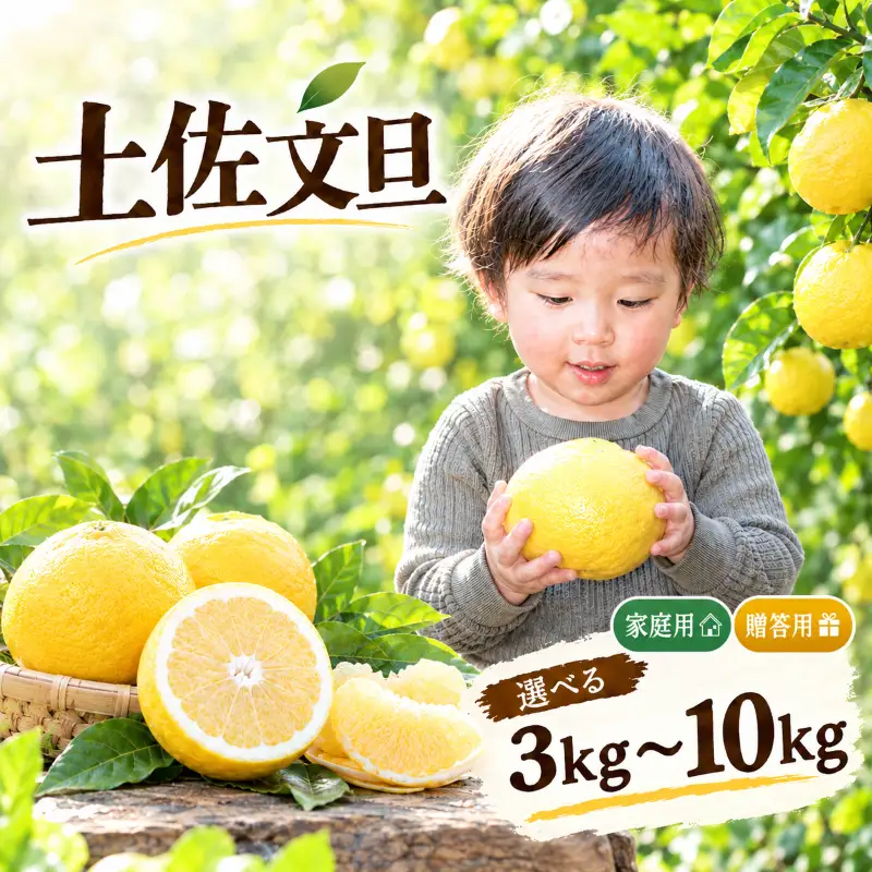 土佐文旦 5kg 家庭用 L ~ 4L 文旦 フルーツ