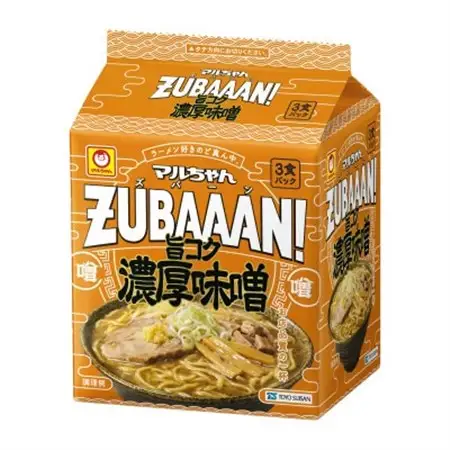 マルちゃんZUBAAAN!　旨コク濃厚味噌　3食入り×9パック_麺 ラーメン  らーめん 拉麺_【1462220】
