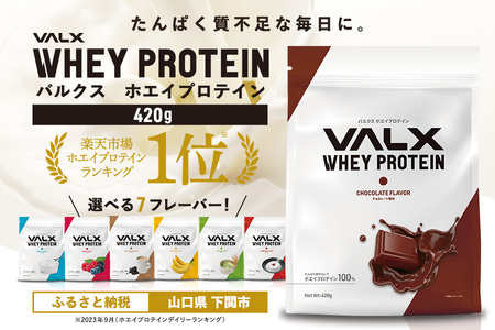【5営業日以内発送】 【チョコレート風味】VALX ホエイプロテイン 420g IY002-A VALXプロテイン 大人気プロテイン 人気プロテイン 絶品プロテイン