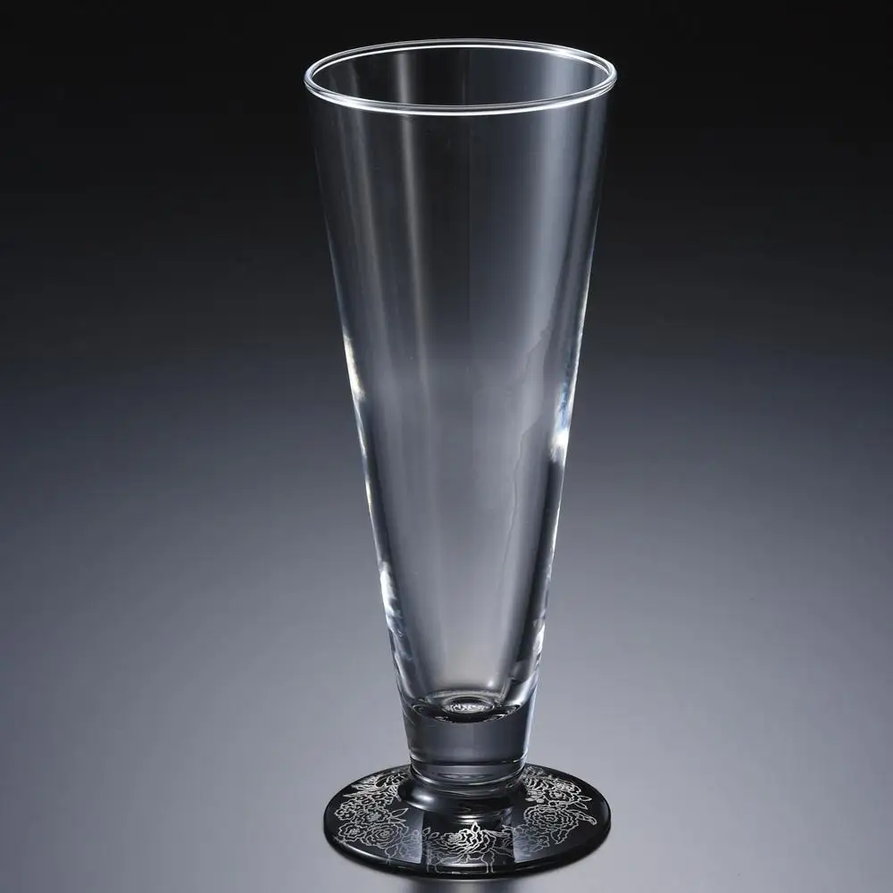ぬりもん de Verre ピルスナーグラス 蒔絵 ボタニカル  銀