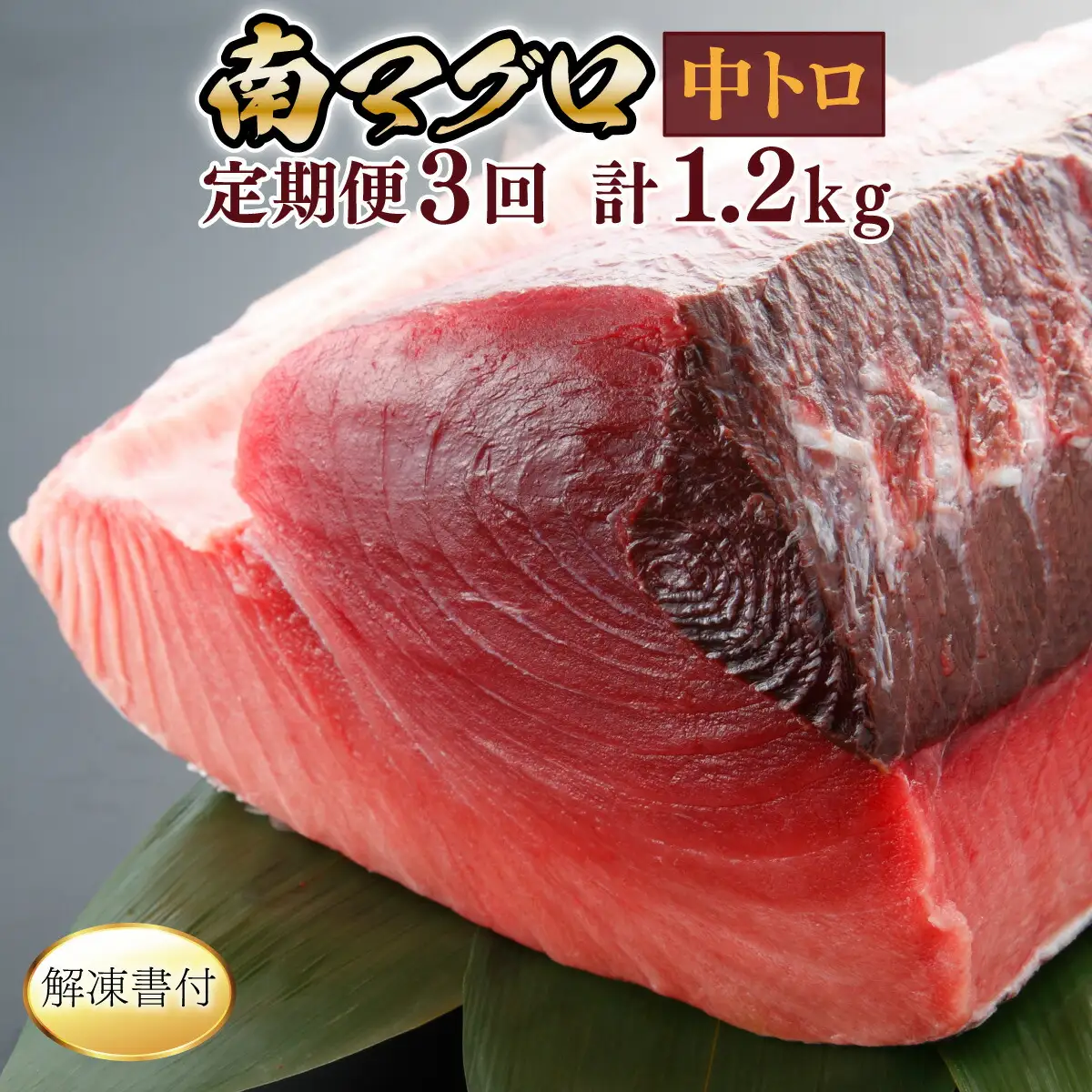 【定期便/計3回】天然南マグロ中トロ（2柵）【まぐろ】eb020