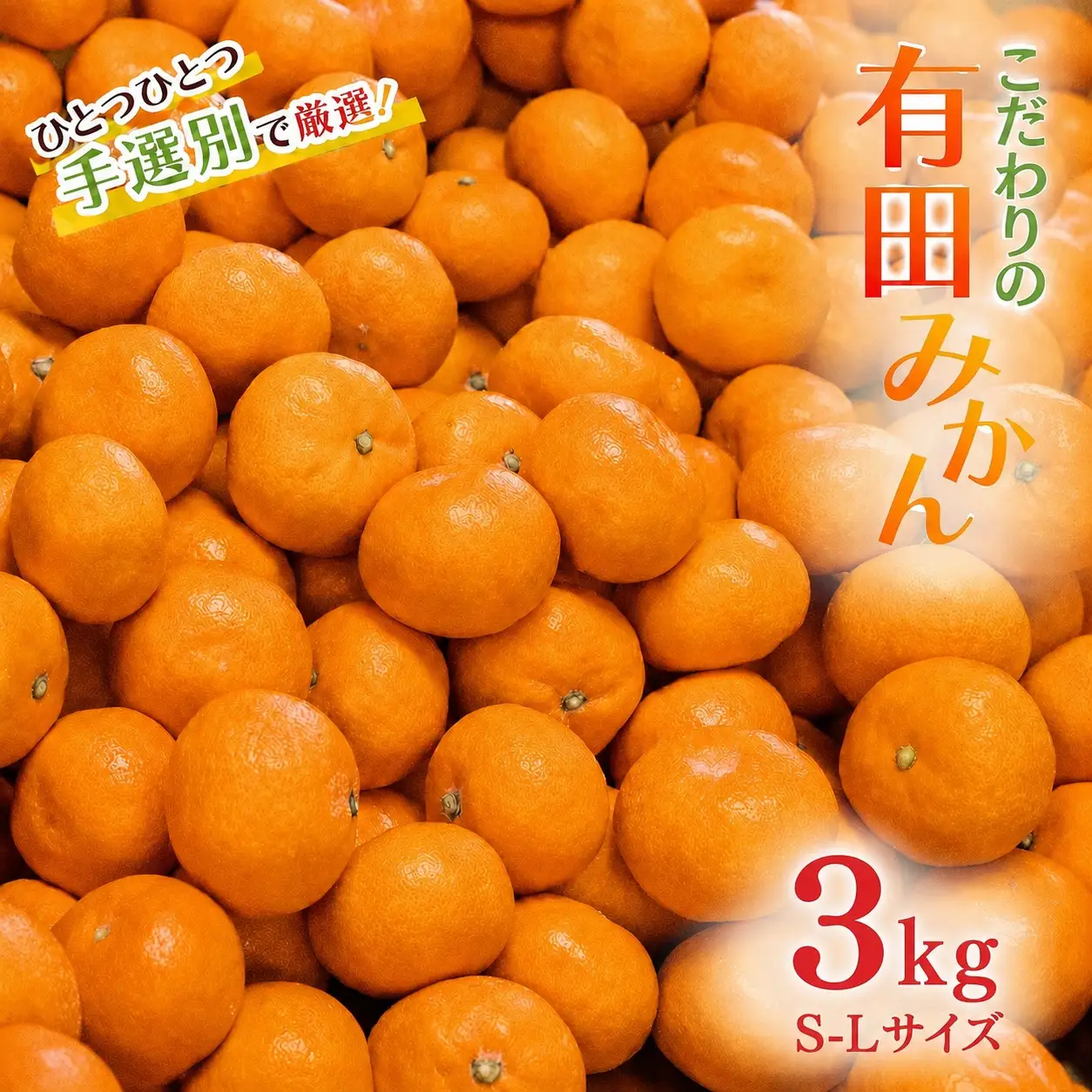 有田 みかん 3kg（S～Lサイズおまかせ） こだわりの 和歌山県産 / フルーツ 果物 甘い 柑橘 ※2026年11月下旬～翌年1月中旬頃順次発送予定 【hdm004-r-3A】