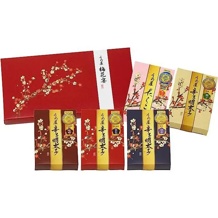 梅花宴五味セット（明太子5種　100g×5）