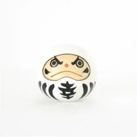 幸福だるま　白(1体)_装飾品・工芸品   _【1293211】