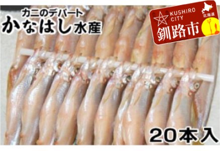 本ししゃもオス・子持メス計20本 ふるさと納税 魚 F4F-1017