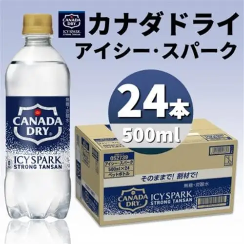 アイシー・スパーク from カナダドライ　500mlPET×24本_飲料・ドリンク 炭酸飲料 ジュース _【1473457】