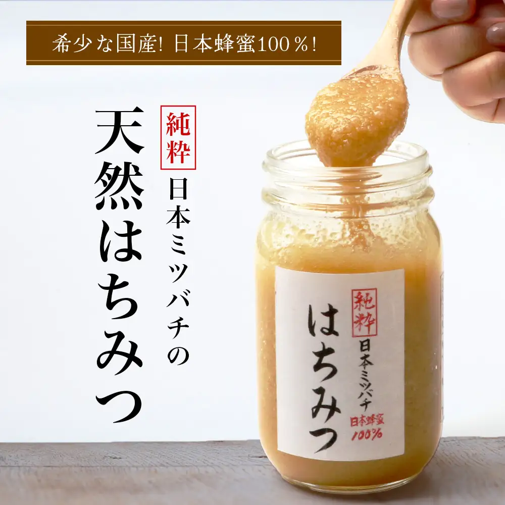 【数量限定】国産[純粋]日本ミツバチの天然はちみつ（270g×２本）CB003｜鹿児島県 南大隅町