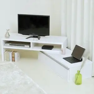 【在庫限り】伸縮テレビ台 ホワイト
