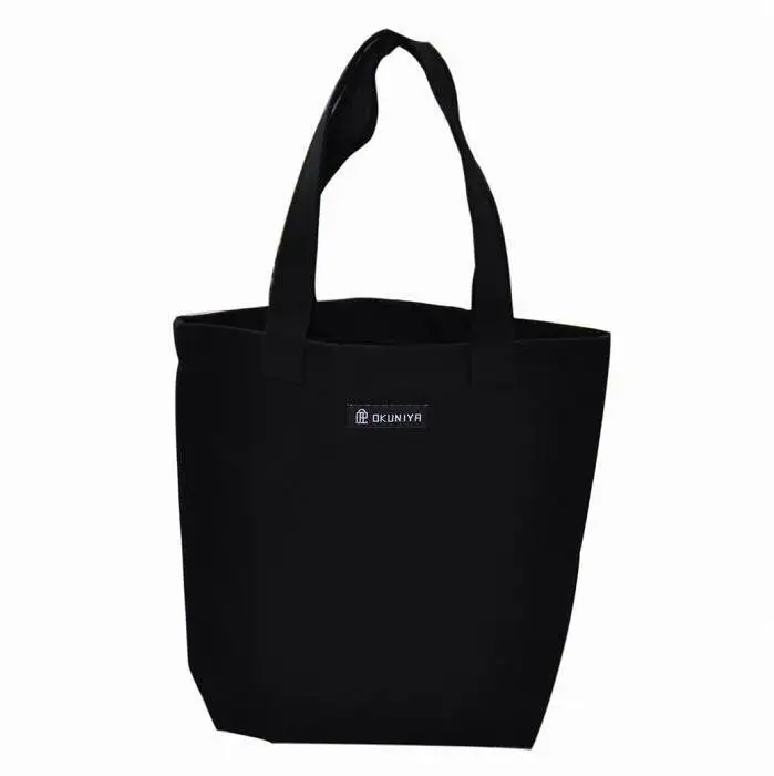 【福岡市の縫製工場オリジナルブランド OKUNIYA】A4トートバック ブラック バッグ