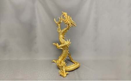 ［高岡銅器］ 皇龍(こうりゅう) 本金箔 インテリア 工芸品 装飾品 民芸品 伝統技術  FAD-1243