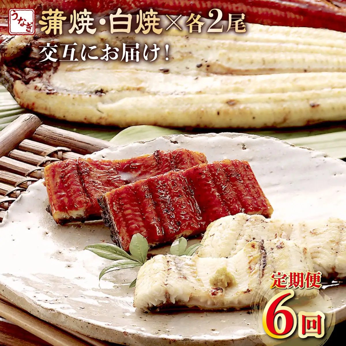 【6回 定期便】うなぎ 蒲焼き 2尾 定期便 6回 うなぎ 蒲焼き 冷凍 yj059
