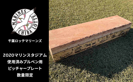 ピッチャープレート ZOZOマリン ブルペン用 使用済 ピッチャープレート