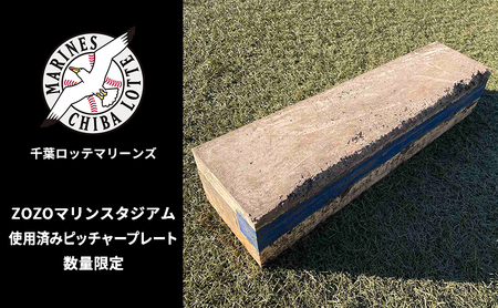 ピッチャープレート ZOZOマリン ロッテ 使用済 ピッチャープレート
