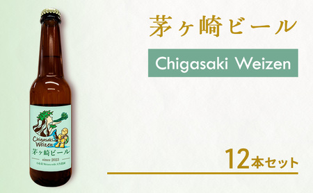 茅ヶ崎ビール (Weizen) 12本セット　【お酒　ビール　クラフトビール　瓶入り　化粧箱入り】 地ビール 瓶ビール アルコール飲料 家飲み 晩酌 バーベキュー BBQ 