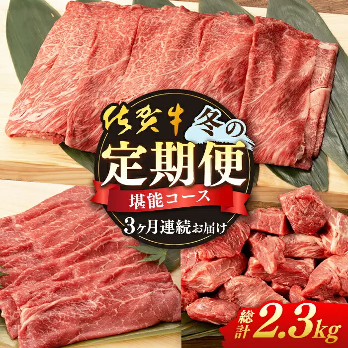 【定期便】 牛肉 佐賀牛 冬の定期便 NAB108 牛肉
