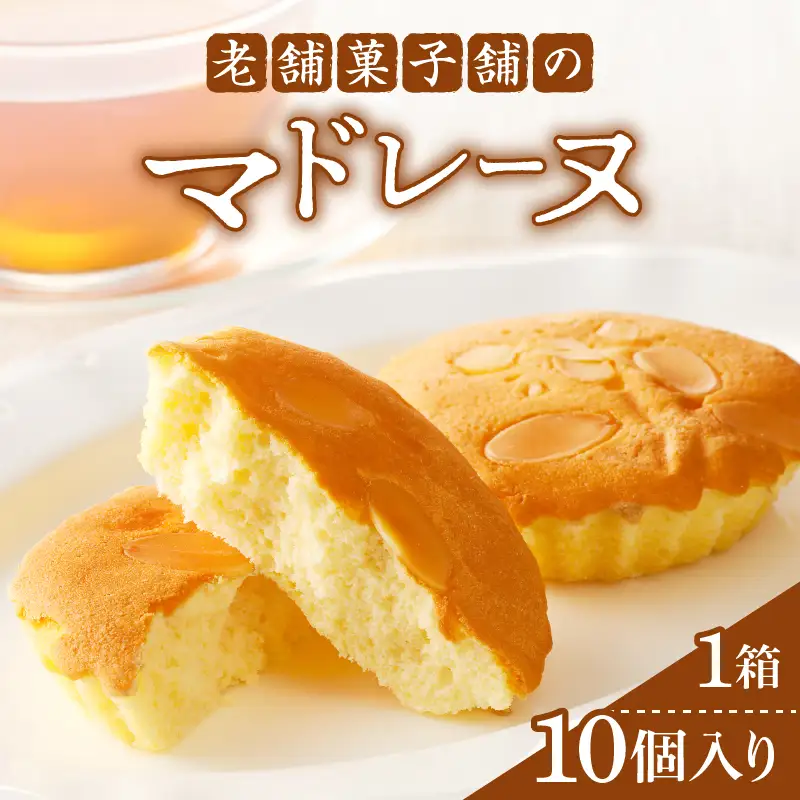 【2週間以内発送】老舗菓子舗のマドレーヌ計10個 焼き菓子 スイーツ 詰め合わせ 洋菓子_T035-0026