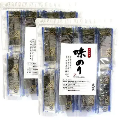 福岡有明のり　添加物不使用の味付け海苔12切×100束【海苔 のり ノリ 有明海苔 有明のり 詰合せ 家庭用 お取り寄せグルメ ご飯のお供 お取り寄せ お土産 九州 ご当地グルメ 福岡土産 取り寄せ グルメ 福岡県 筑前町 CE047】