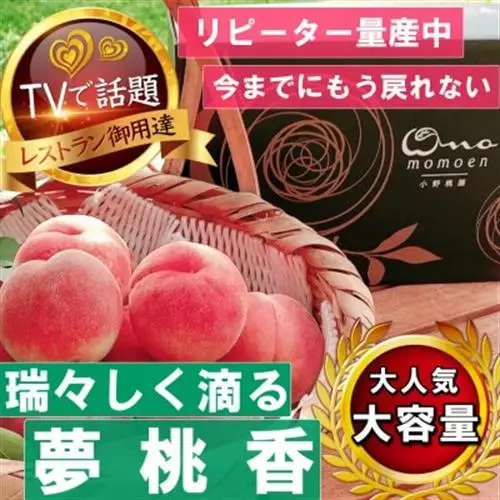 2027年発送先行受付《瑞々しく滴る次世代を担う夢桃香》人気品種指定ギフト5年連続TV出演ブランド【配送不可地域：離島・北海道・沖縄県・中国・四国・九州】【1465416】