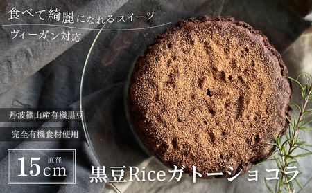 黒豆Riceガトーショコラ お菓子 おかし スイーツ お取り寄せ お取り寄せスイーツ お土産 洋菓子 食品 食べ物 ギフト プレゼント 贈り物 冷凍配送 冷凍食品