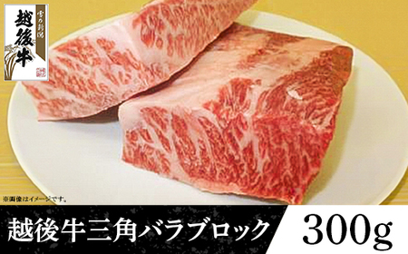 63-43B新潟県産 越後牛三角バラブロック300g
