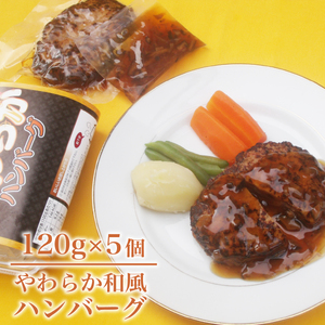 やわらか和風ハンバーグ 120g×5個 ソース付き ハンバーグ