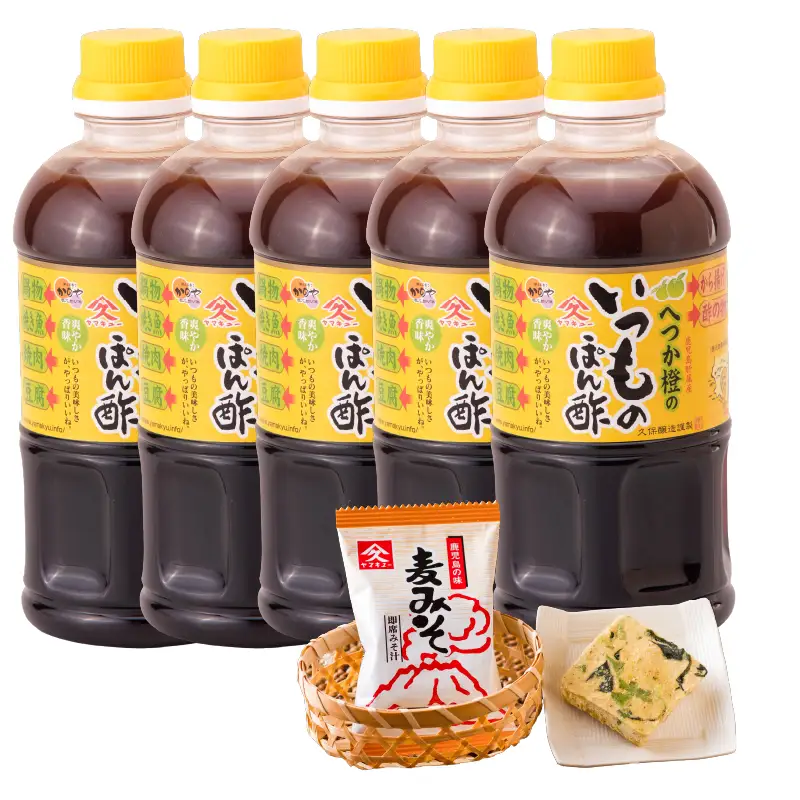 2010 へつか橙のいつもの ぽん酢 500ml×5本＋ みそ汁 1食セット KN016-009 調味料