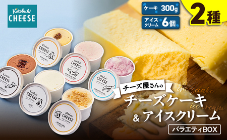 2105 チーズケーキ / アイスクリーム 6種 バラエティ BOX KN087-005 アイス 菓子 ケーキ