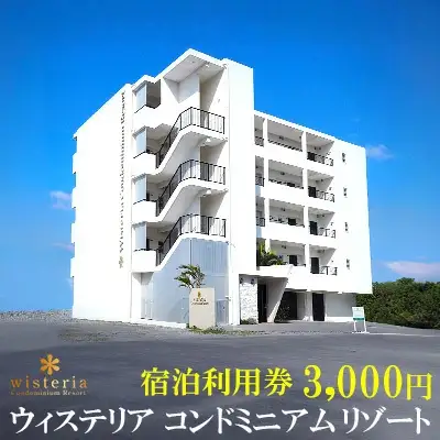 ウィステリアコンドミニアムリゾート　宿泊　利用券　3000円分