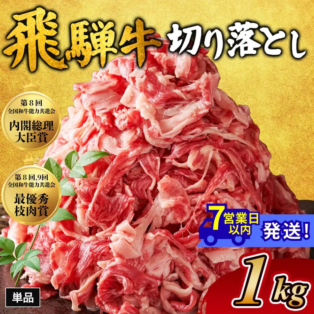 飛騨牛切り落とし 1kg ｜国産 和牛 牛肉 おすすめ イチオシ