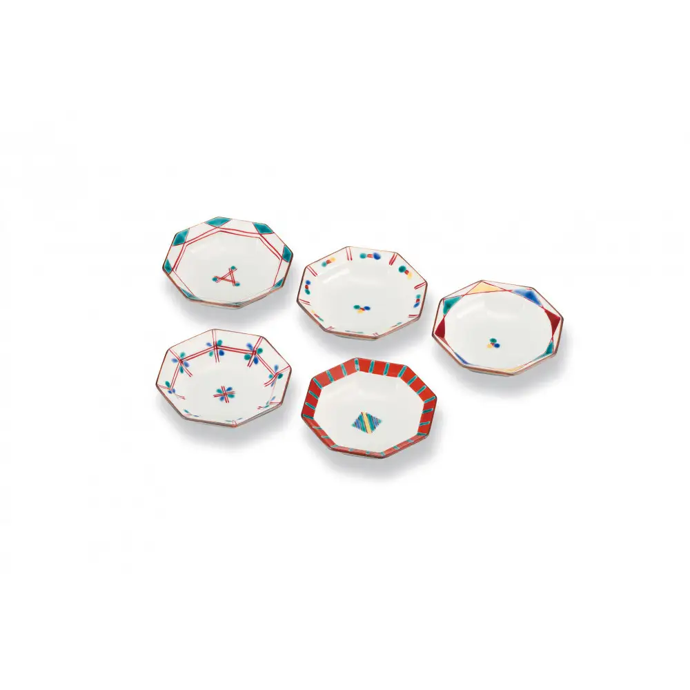 3.3号皿揃　絵変わり 民芸品 工芸品 雑貨 食器 小皿 お皿 プレート キッチン雑貨 キッチン用品
