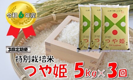 【3回定期便】山形県小国町産 つや姫5kg