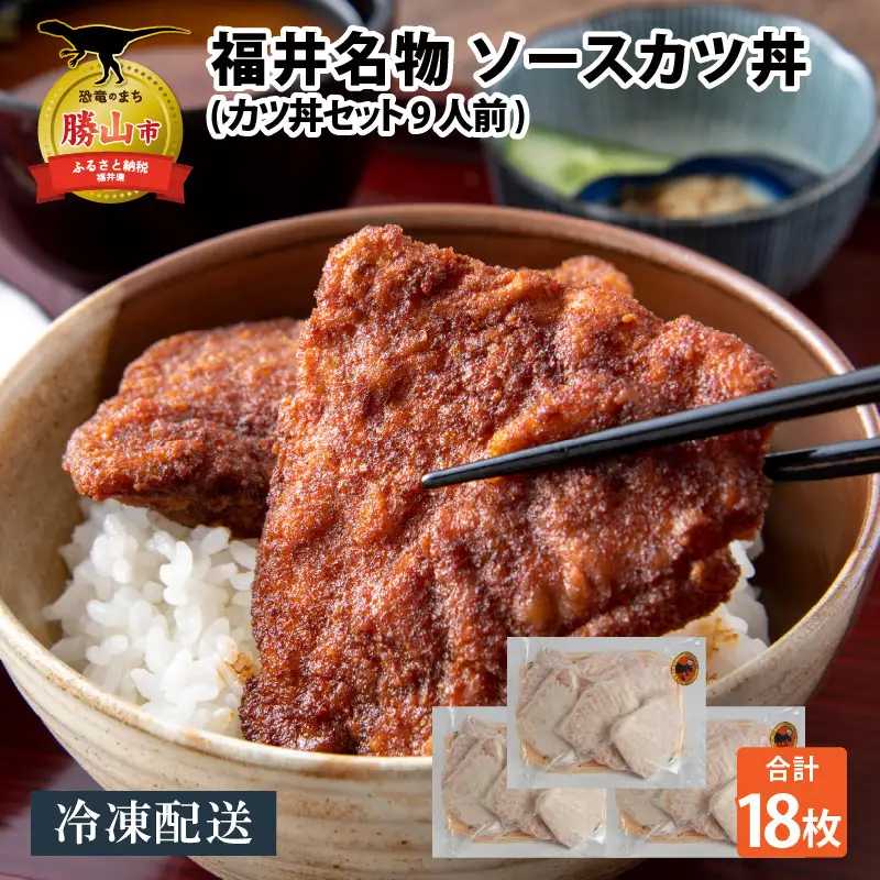 惣菜 ソースカツ丼セット 9人前 [A-037020]