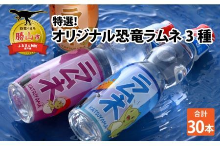 特選！オリジナル恐竜ラムネ3種×10本SET [A-038002]