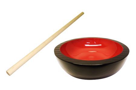 1311そば道具セット：めん棒（Ｌ90）&こね鉢（厚鉢）
